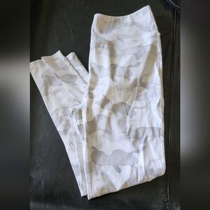 White Birch Camouflage Patterned Leggings